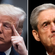 Left, President Donald Trump at the White House on Jan. 04, 2018. Robert Mueller on Capitol Hill in 2013
